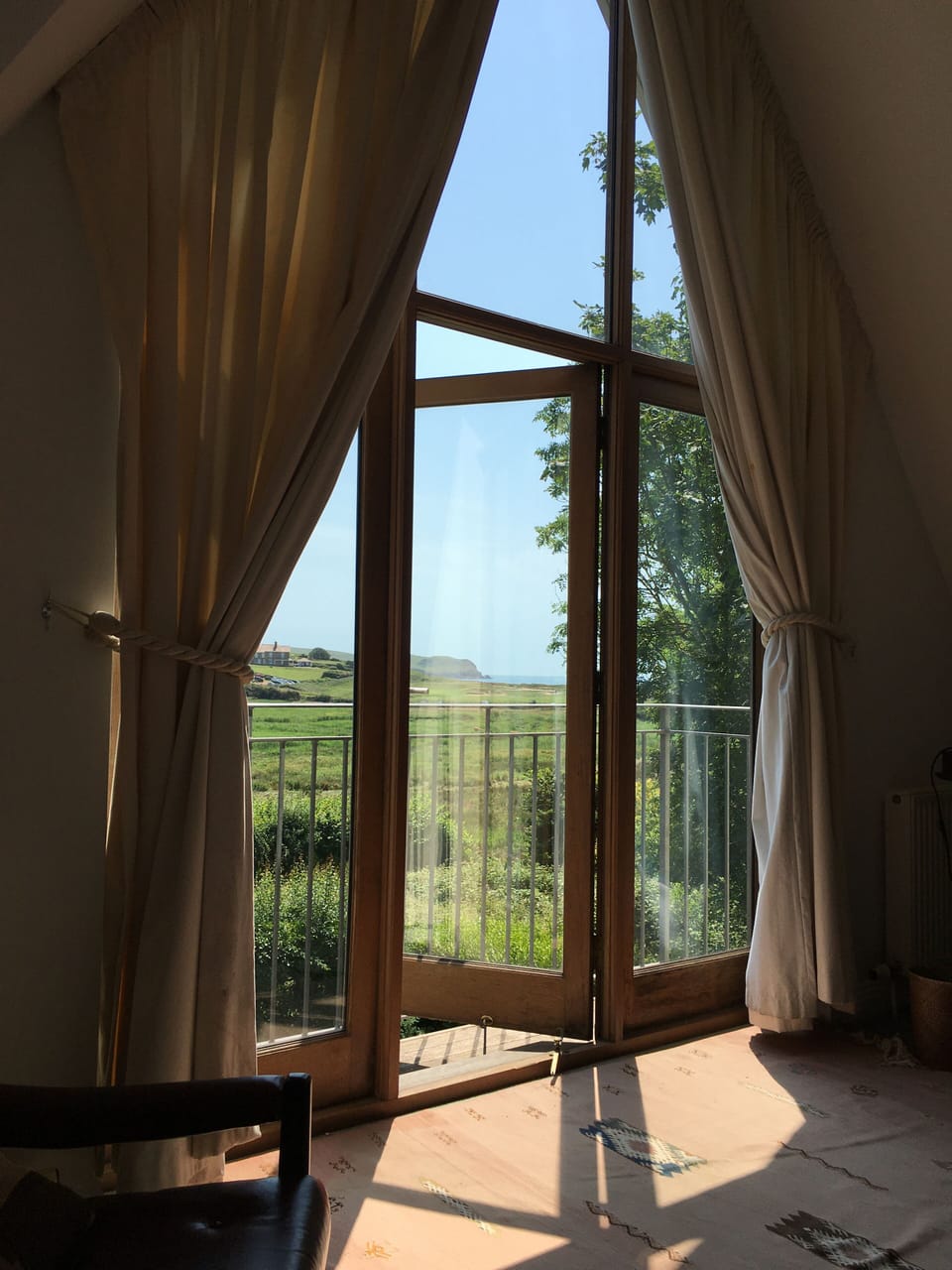 bedroom 1 with view to the sea