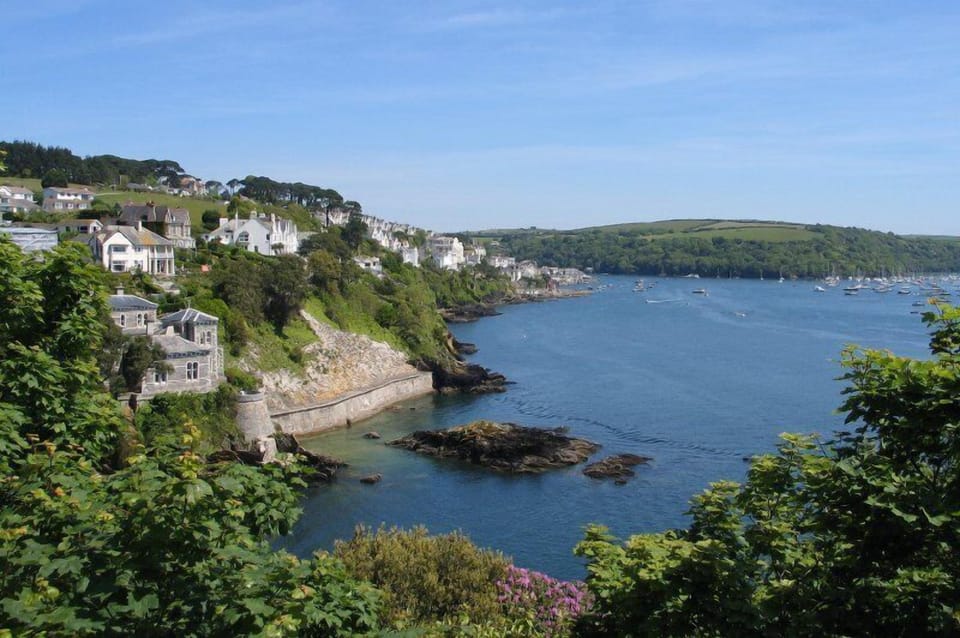View of Fowey between Rose Cottage and Readymoney Cove
