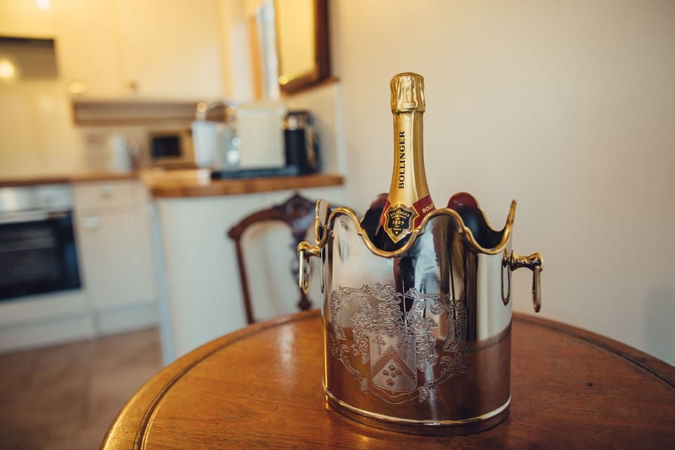 Reason to celebate at Knoydart House Studio Room