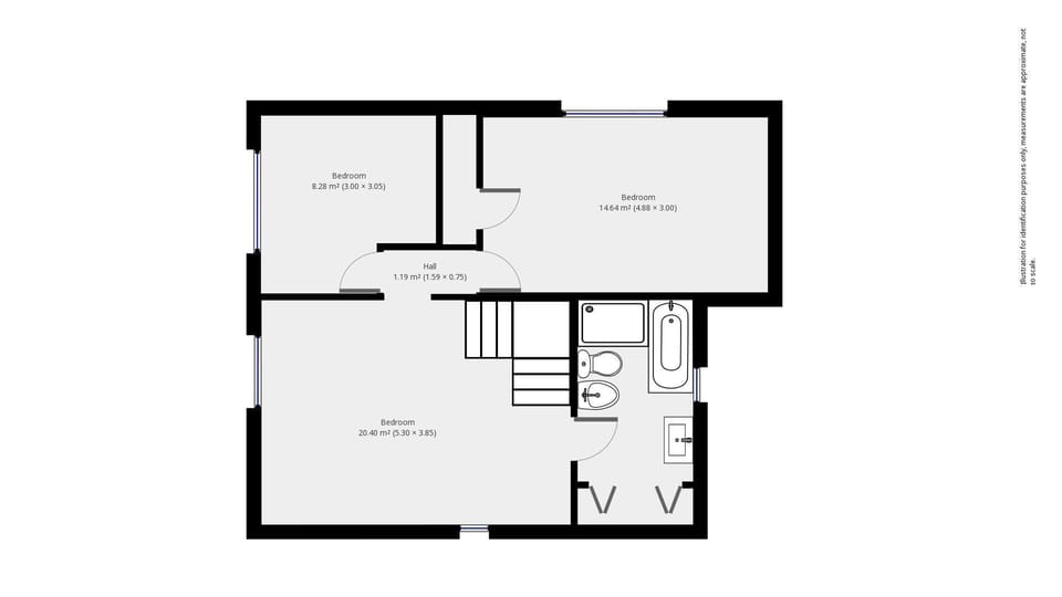 Upstairs plan