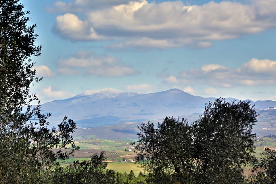 Monte Amiata with snow