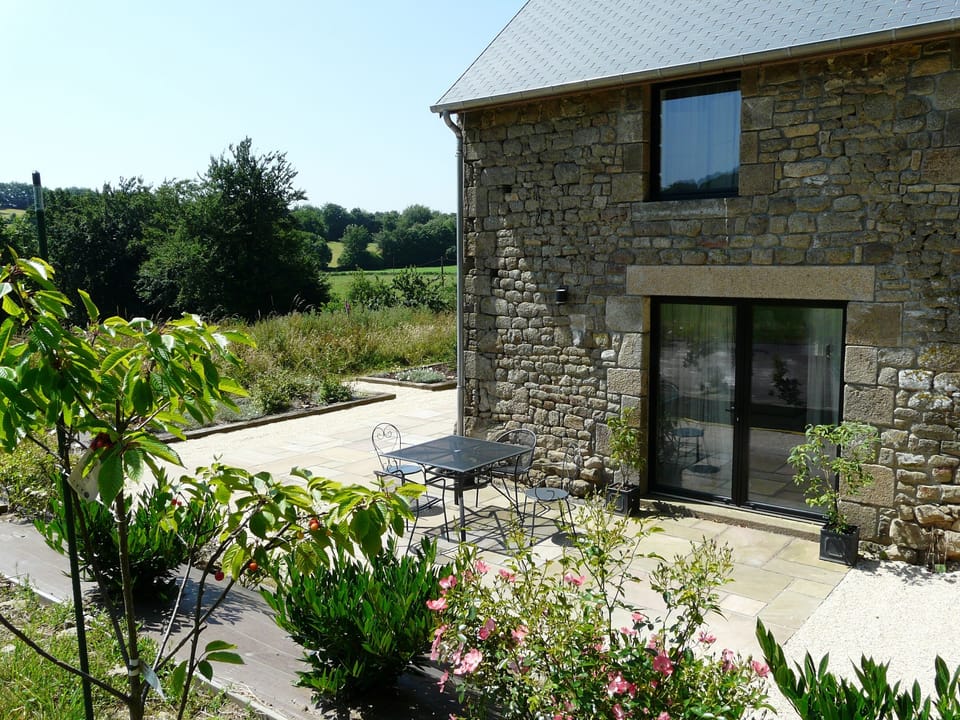 Rear patio , best place for breakfast!