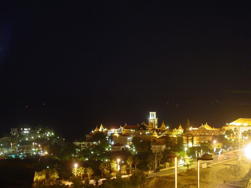 Nocturnal view from the balcony