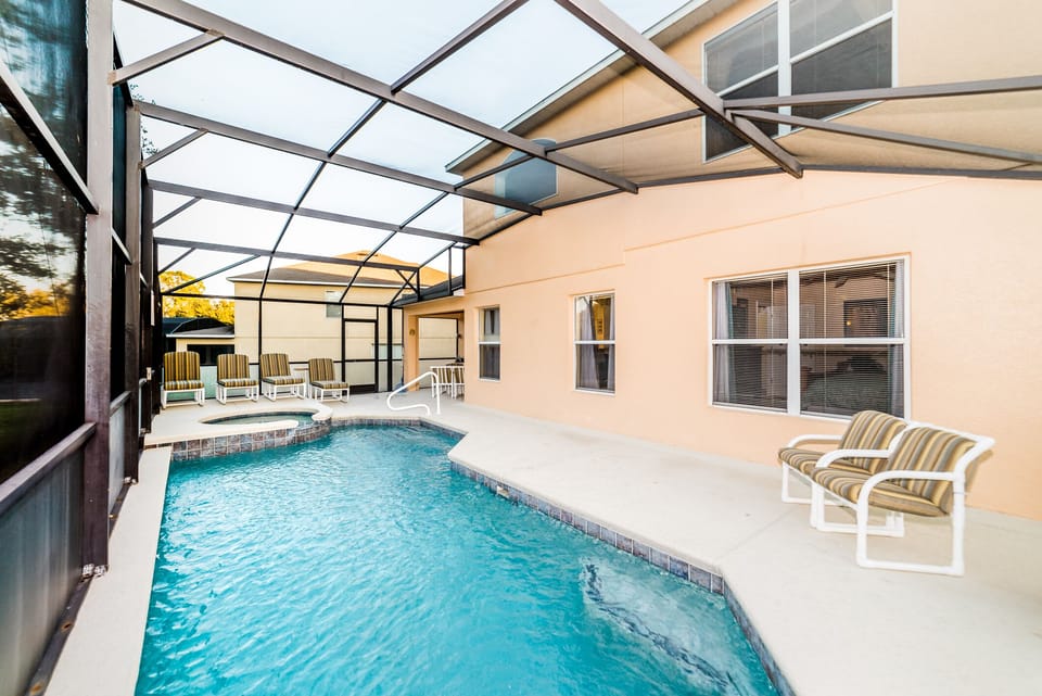 Heated pool and spa