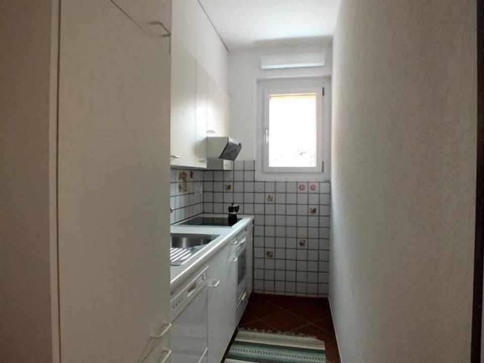 The perfectly equipped, small kitchen