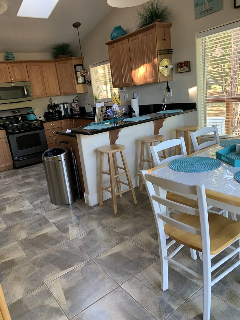 Kitchen and dining area
