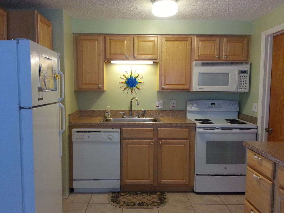 One side of kitchen