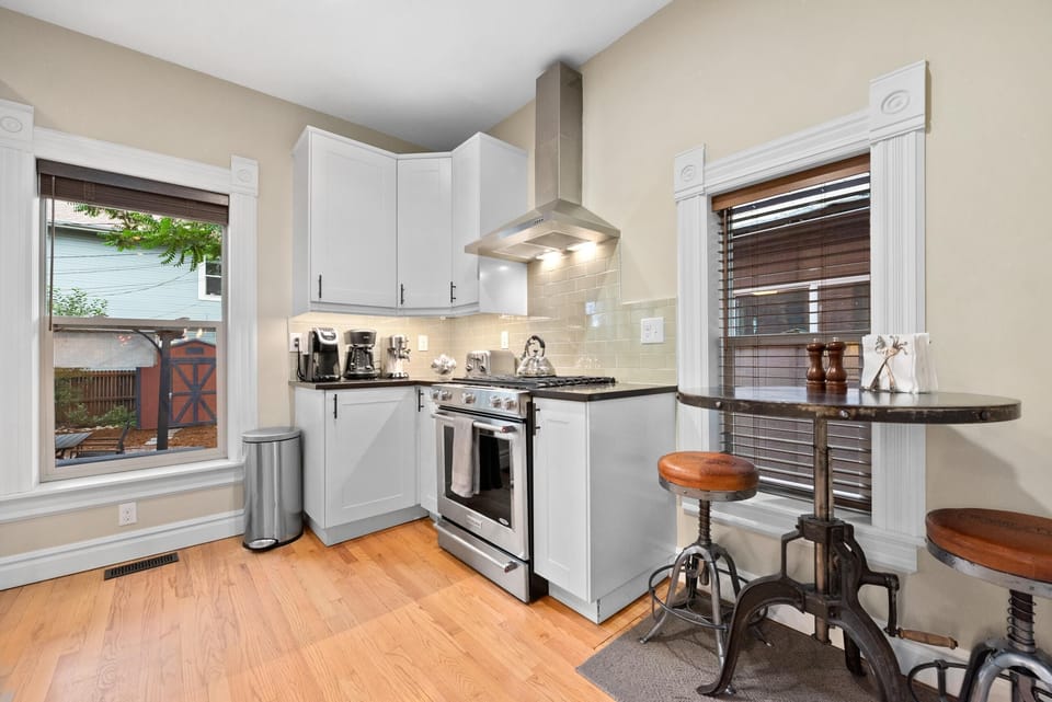 A full chef's kitchen awaits you
