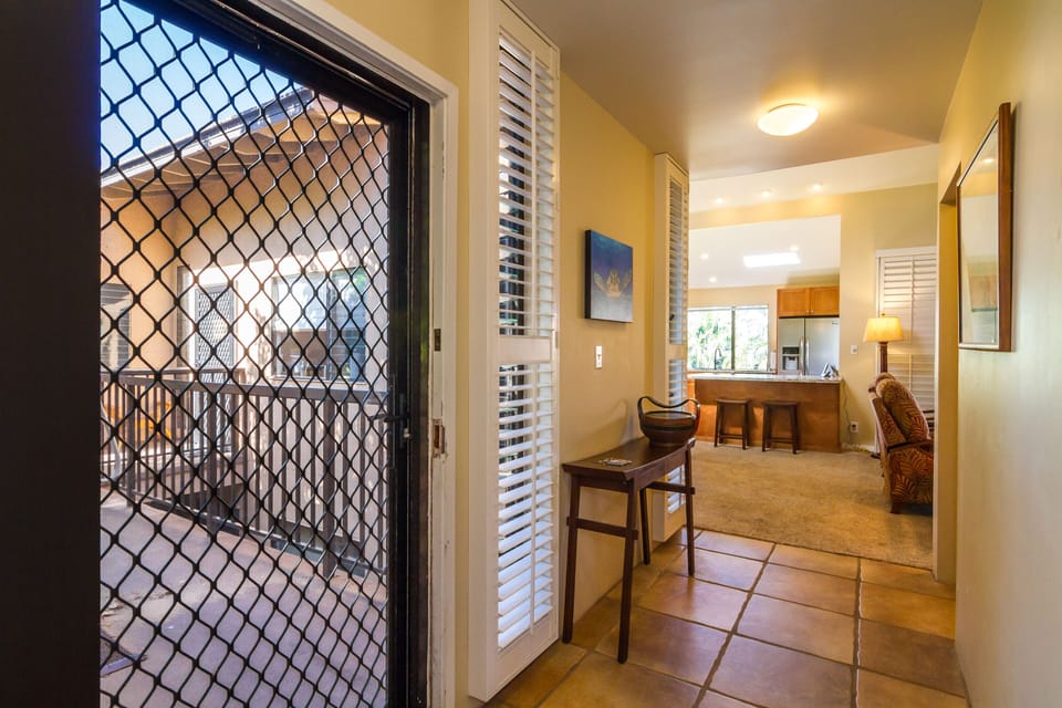 Front entry looking towards kitchen and living room area