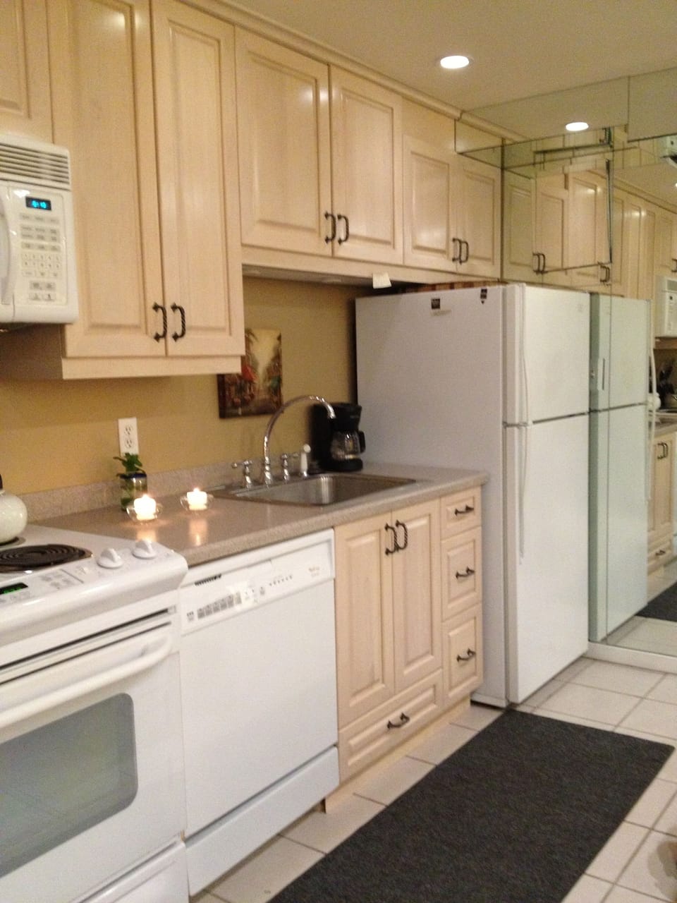 Kitchen is fully equipped.