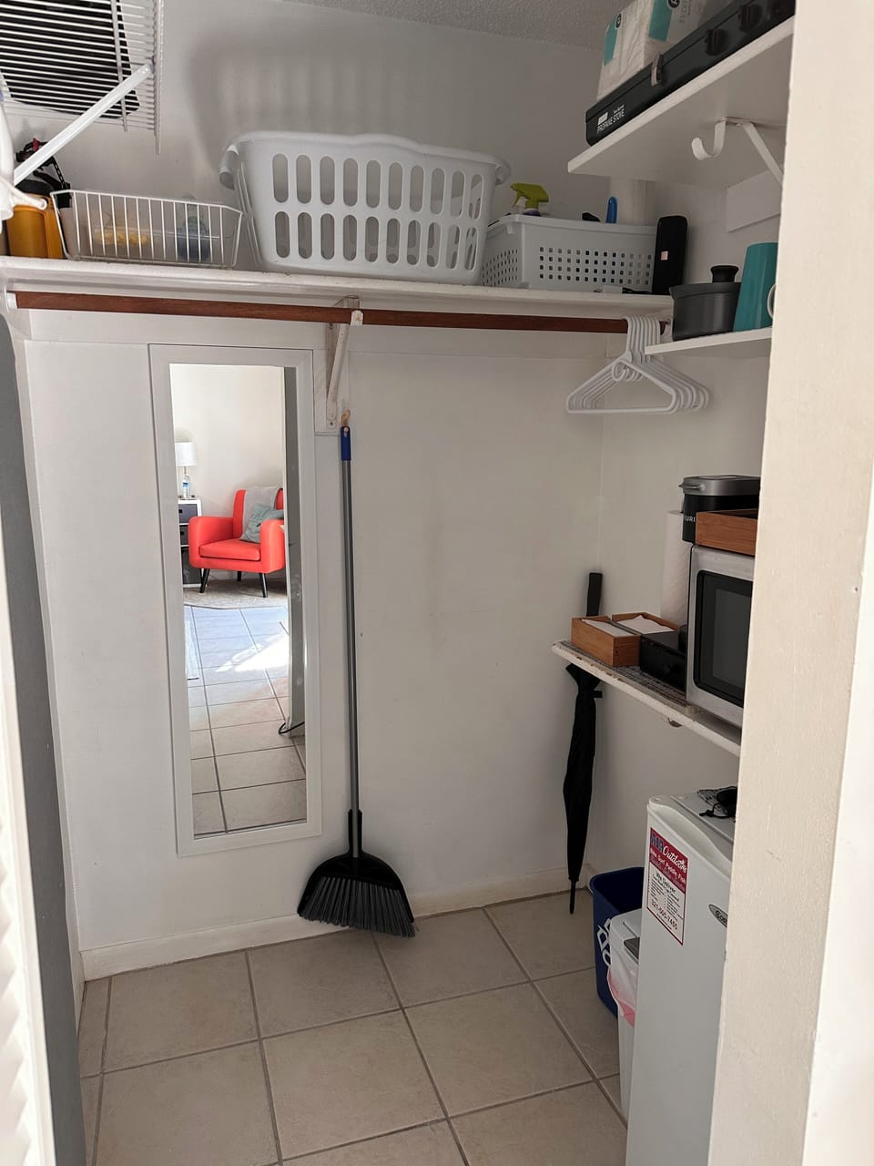 closet/ kitchenette.