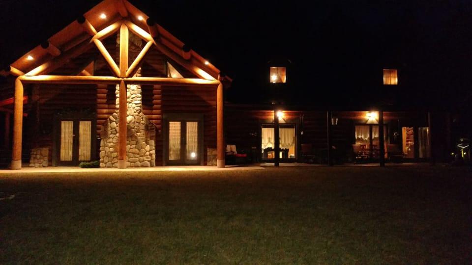 Cabin at Night