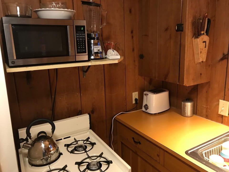 Micro, range and toaster