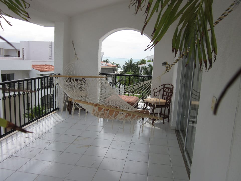 Balcony and an optional relaxing area out of the master bedroom.