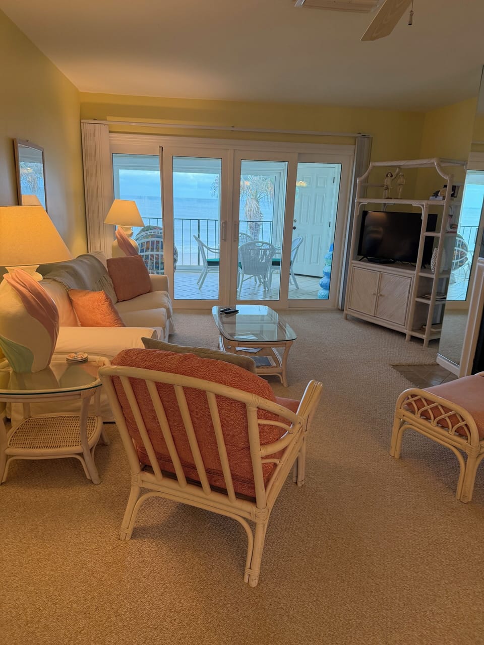 Living Area with Ocean views.