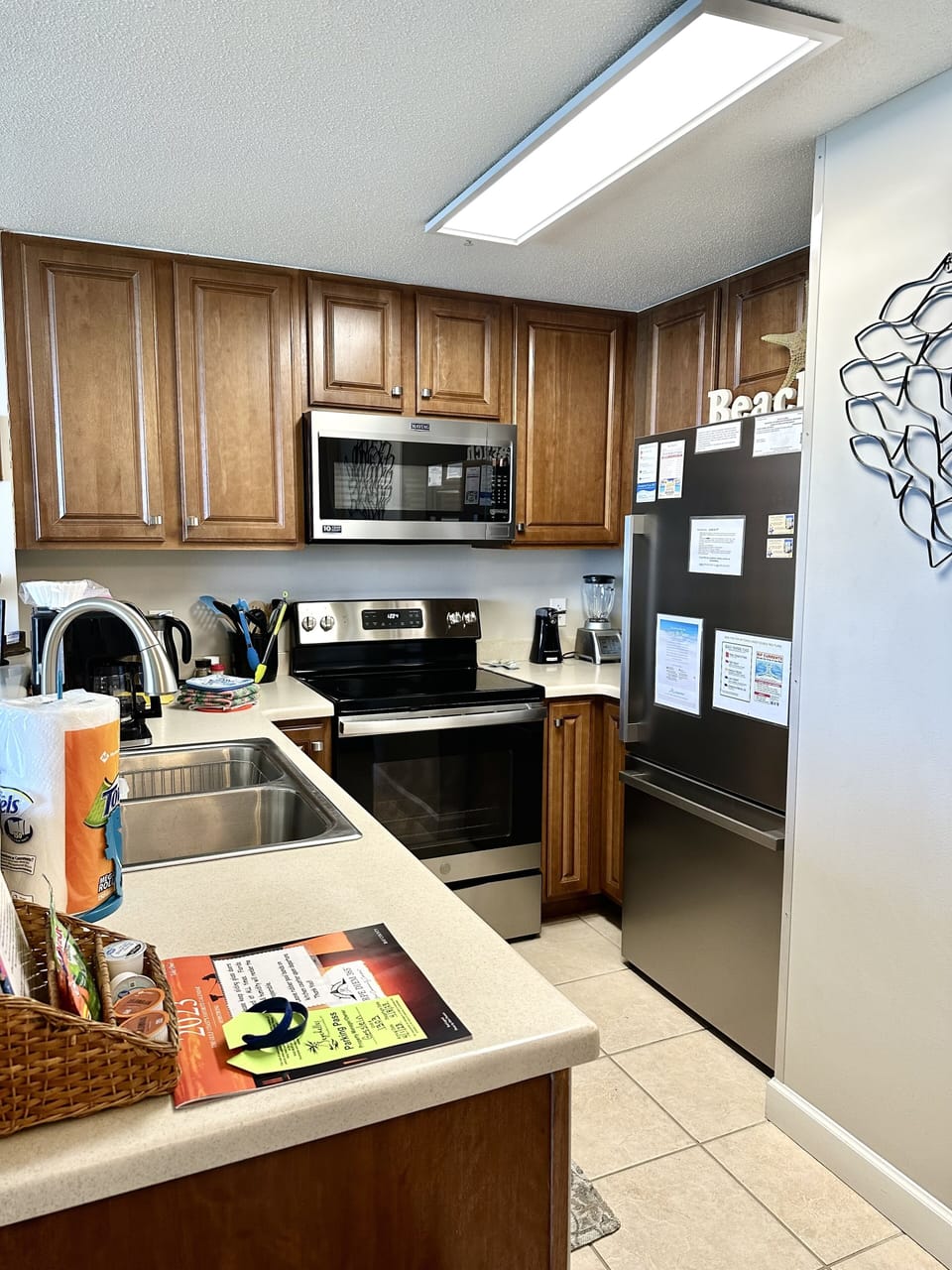 All new appliances & completely stocked kitchen. We even provide a crockpot! 