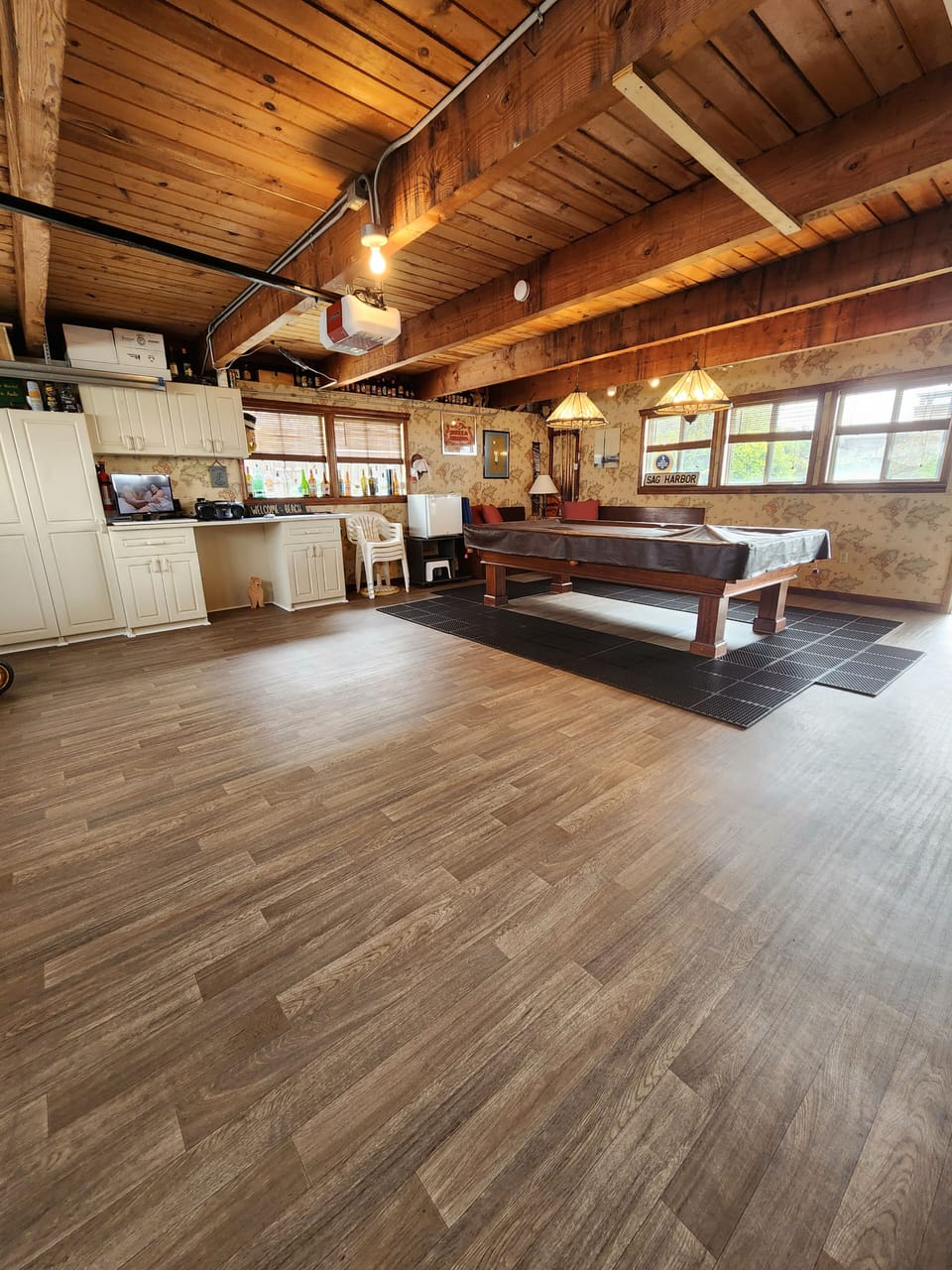 Game Room (Ocean View) and Full Bathroom (New Floors)

