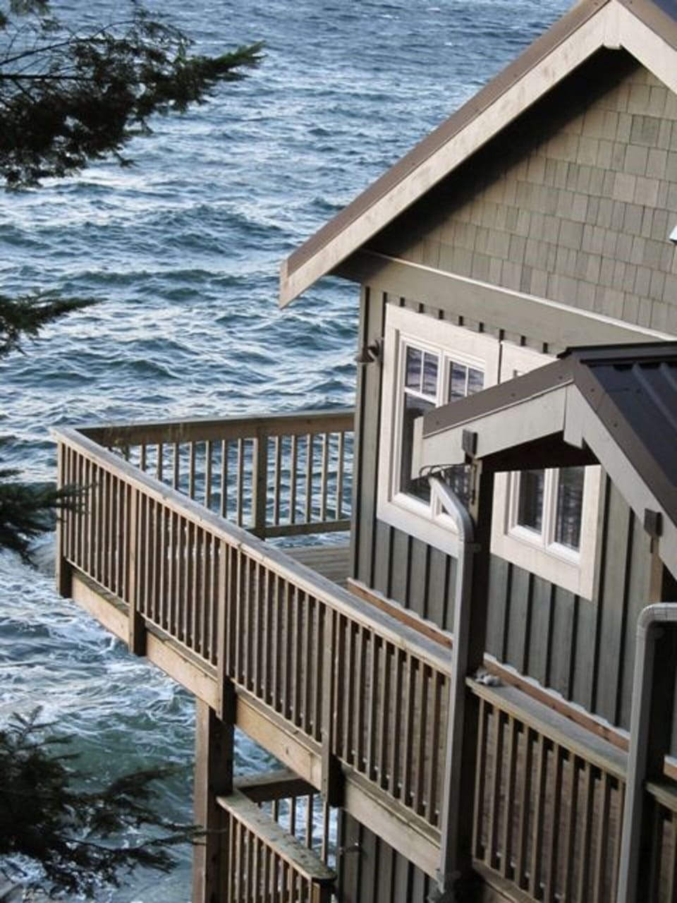 Only a few meters from water's edge
