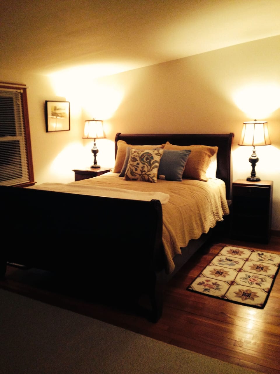 Master Bedroom has a large sitting area too!
