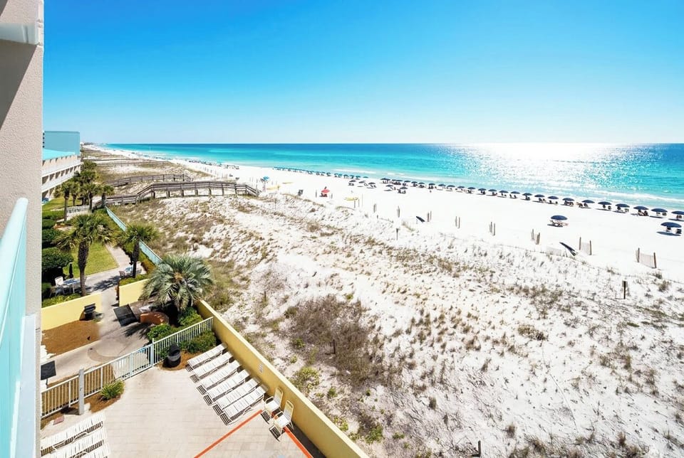 Balcony - 
Pelican Isle 414 Fort Walton Beach Okaloosa Island Vacation Rentals