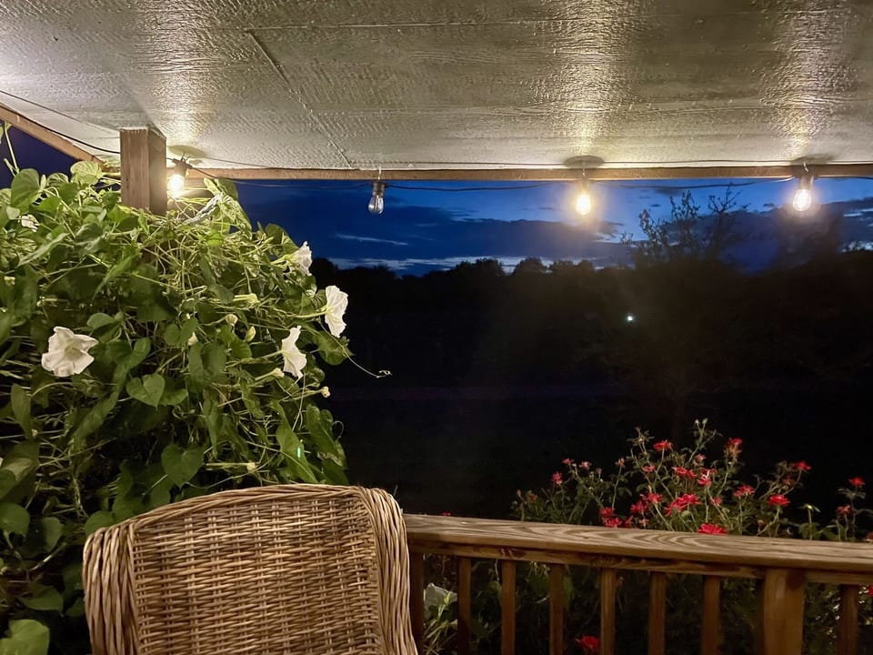 Sunset from front porch
