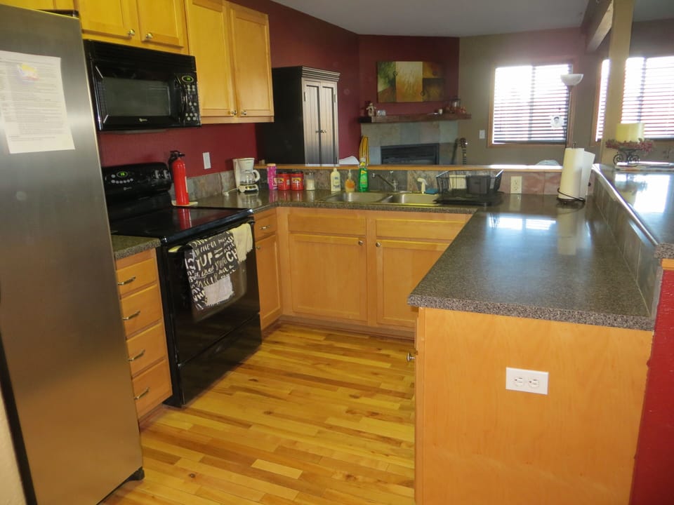Kitchen. The counter-tops are NOT granite. :-)