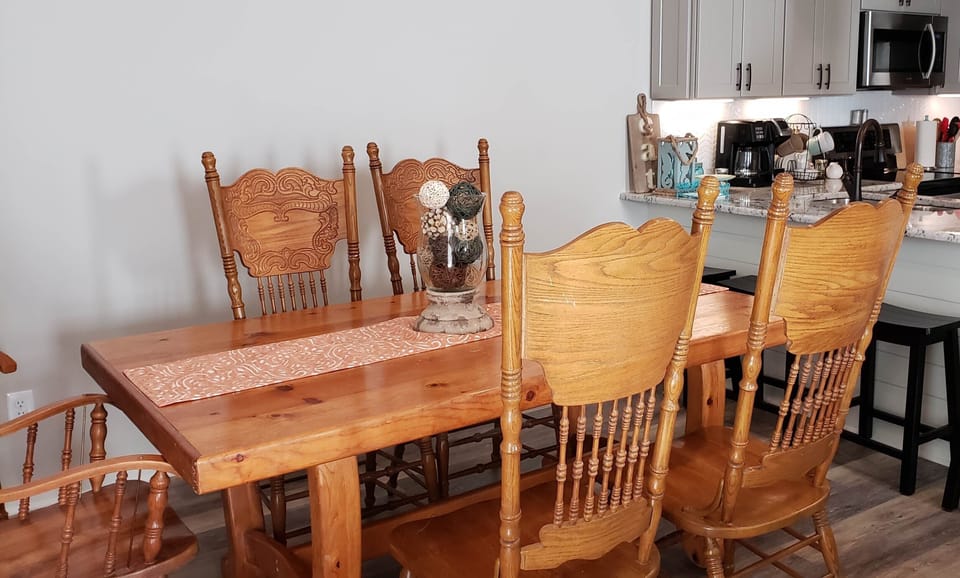 Dining area seats 11
