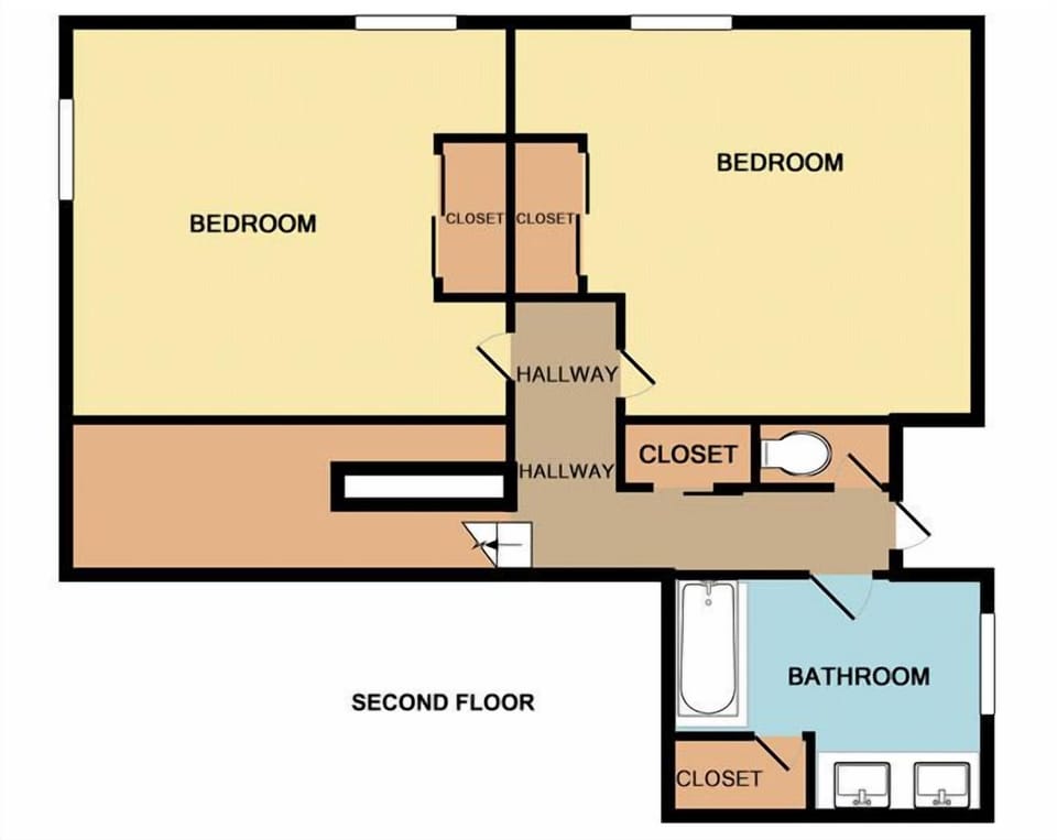 Second floor floorplan