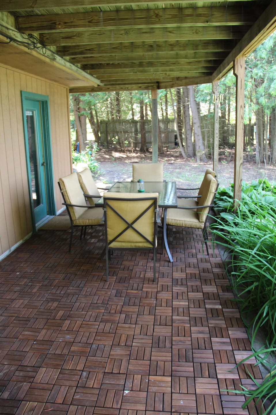 Lower level patio for outdoor dining