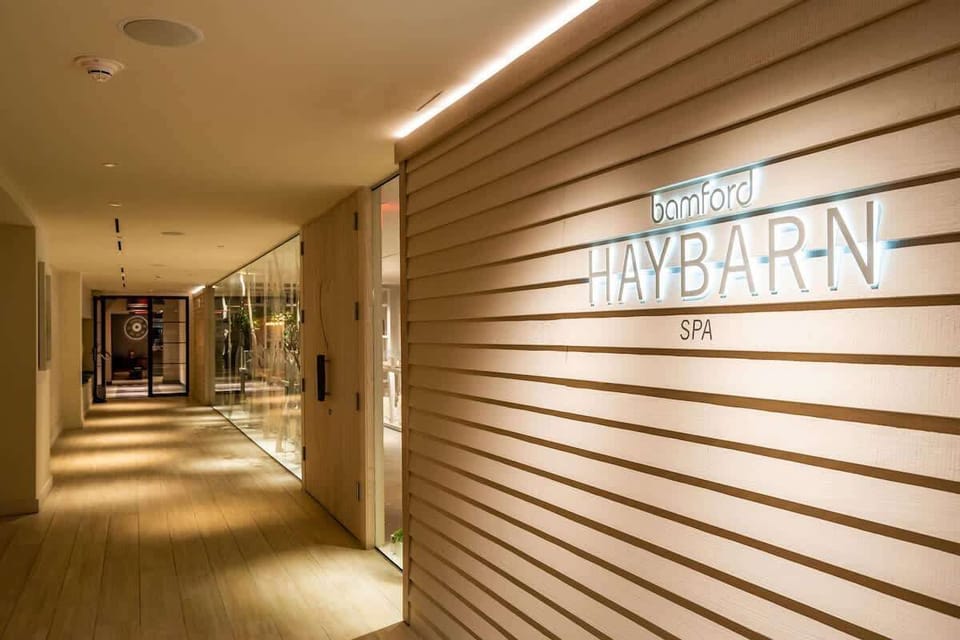 "Step into serenity—Bamford Spa offers luxury wellness in a calming, design-forward space!"