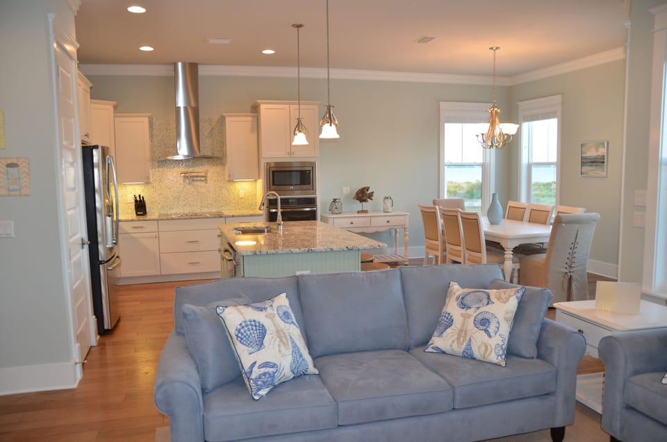 Open Floor Plan on Main Floor with water views!