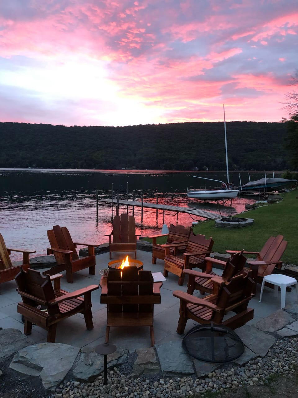Sunset at the lake