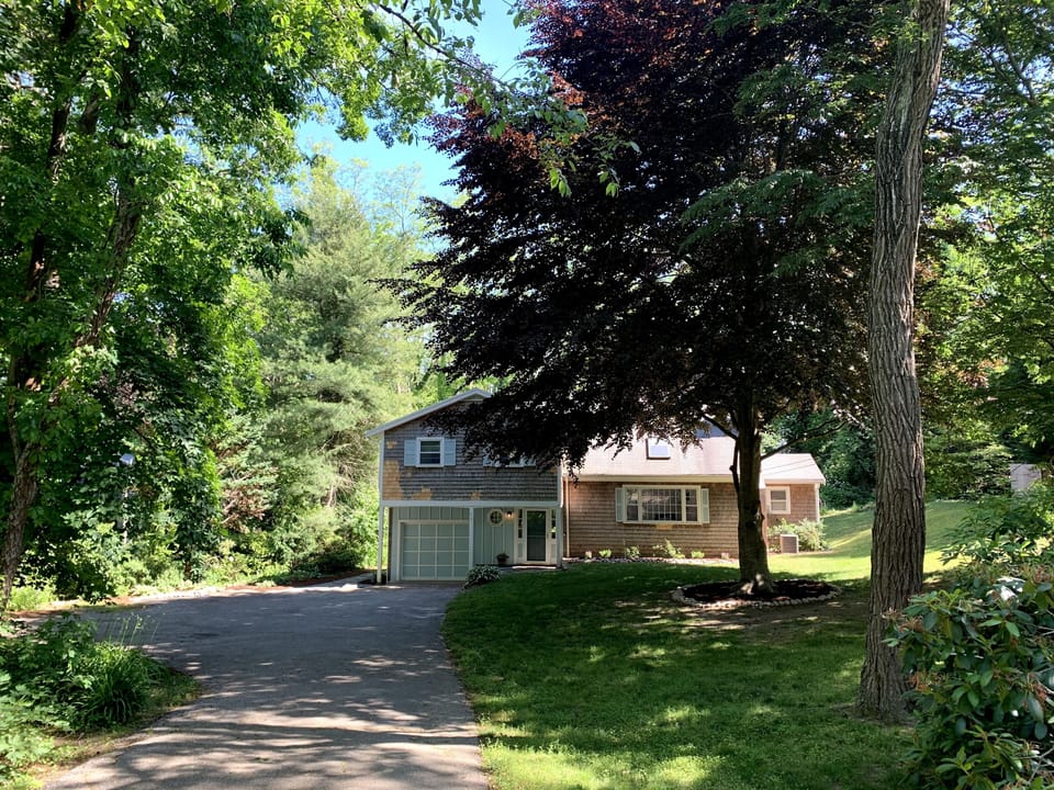 Snapshot of the house from the road.

