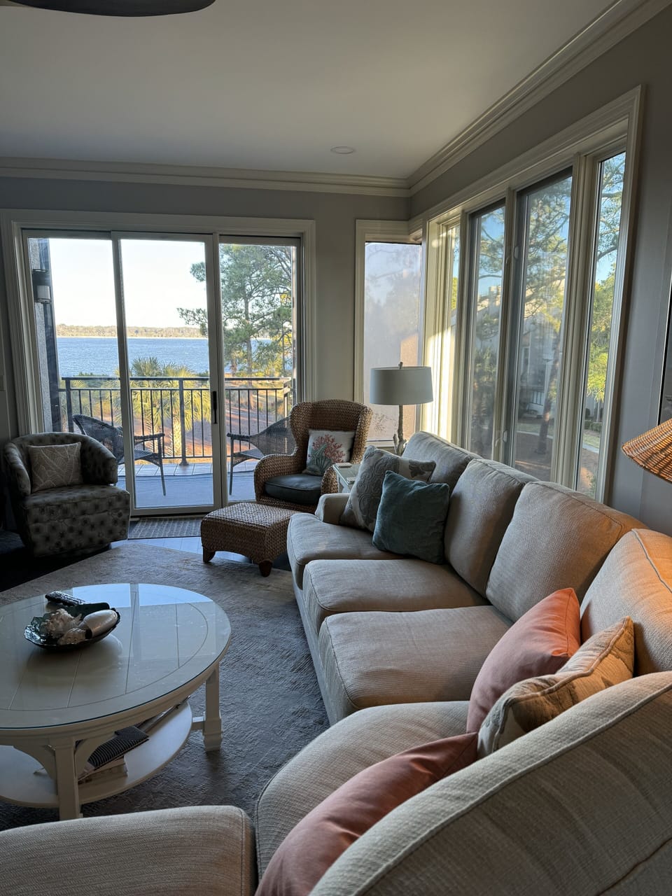 Your will be amazed at the  stunning view
from the living room.