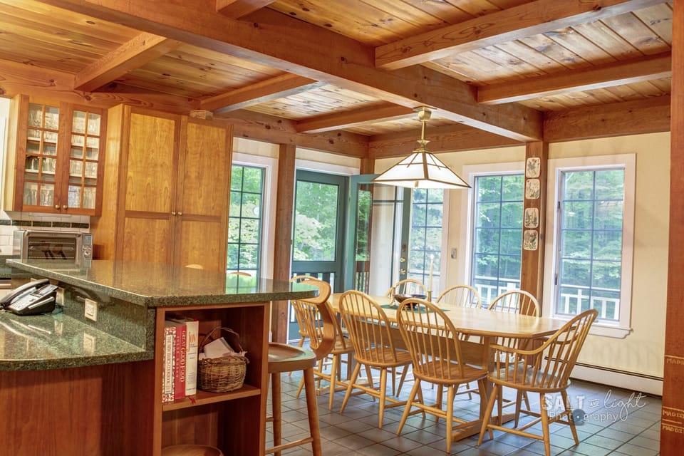 kitchen and dining