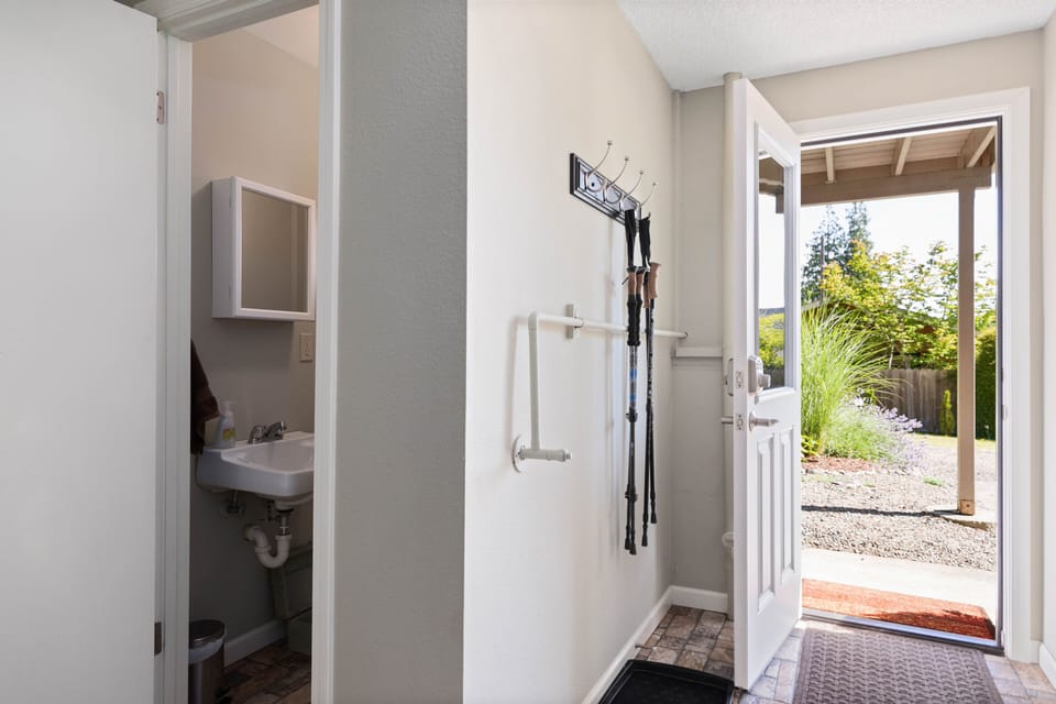 Separate entryway that lead to garden area
