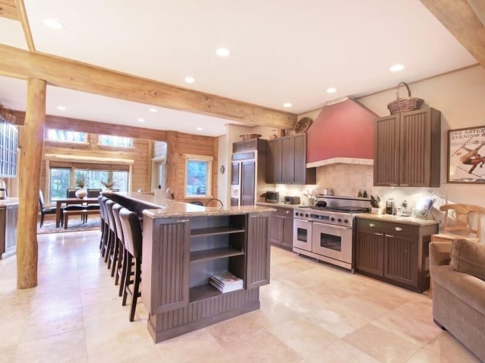 State of the art open kitchen with designer $11,000 oven
