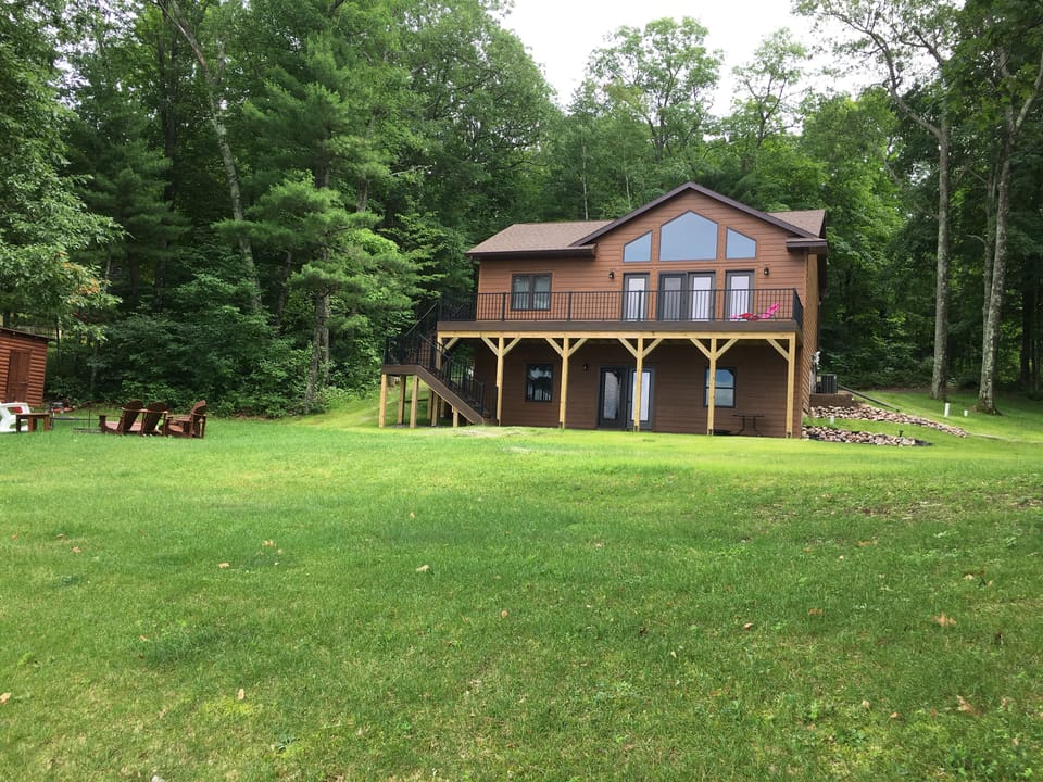 Large front yard