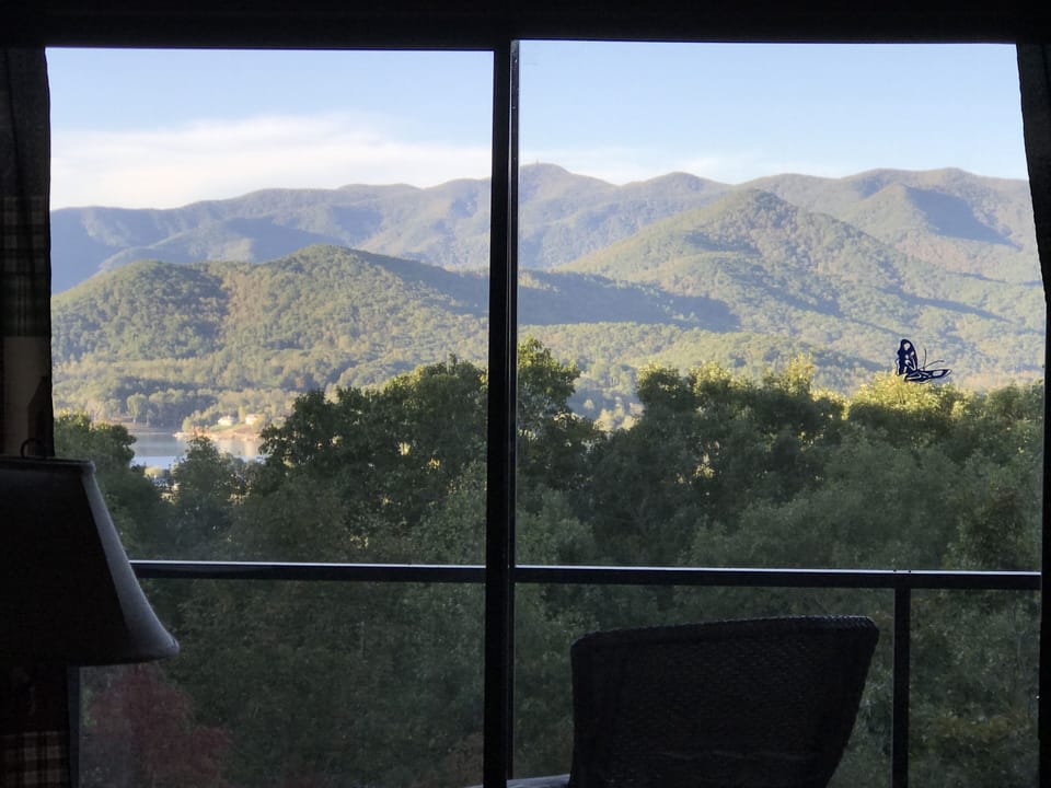 One of the many views at Brown Bear Hideaway