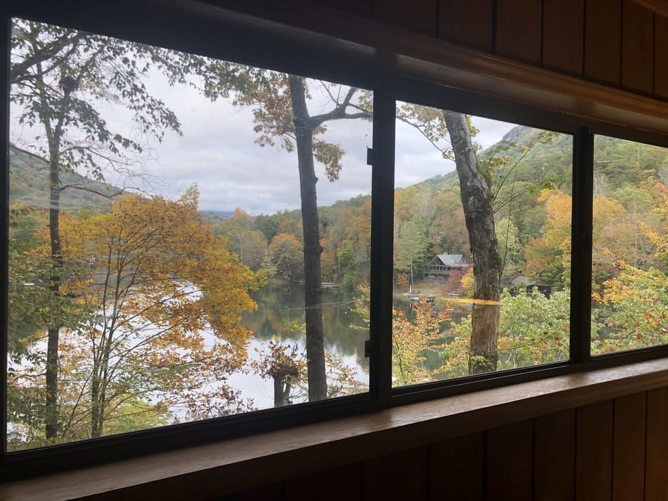Fall  View From Living Room Window