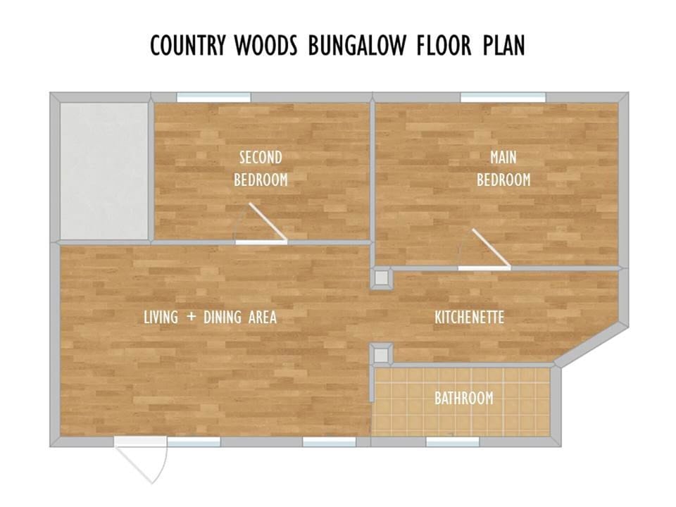The Country Woods Bungalow  floor plan