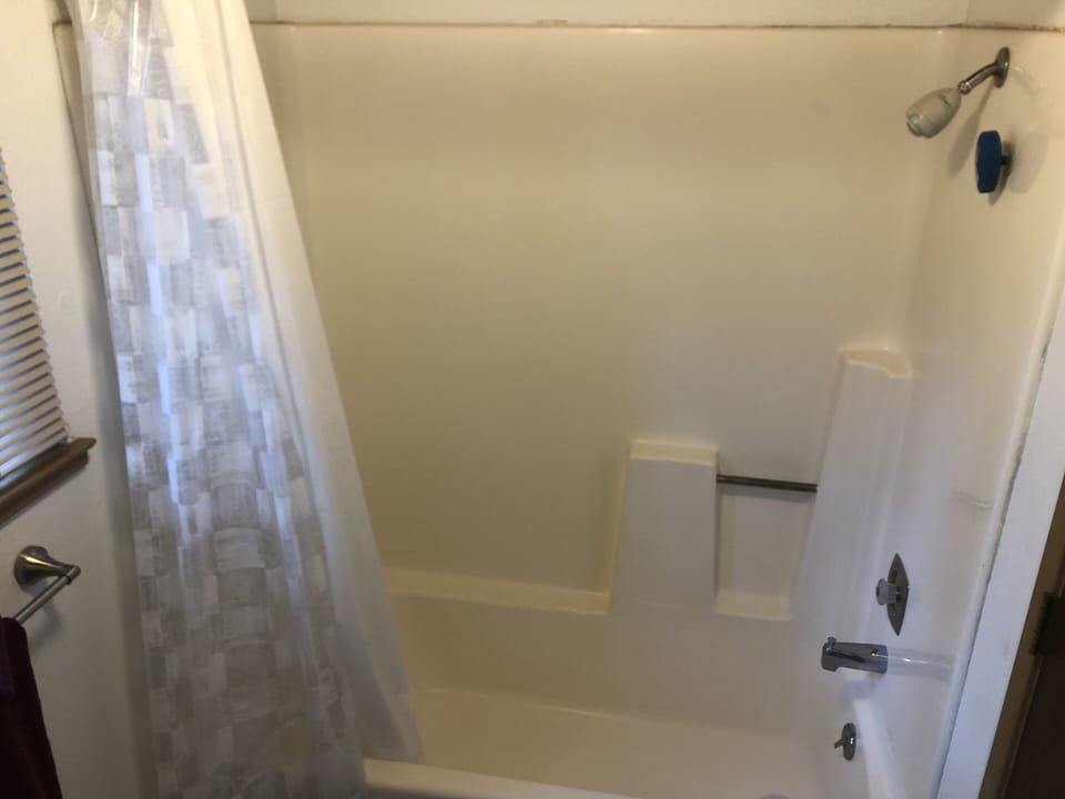 Downstairs bathroom tub/shower