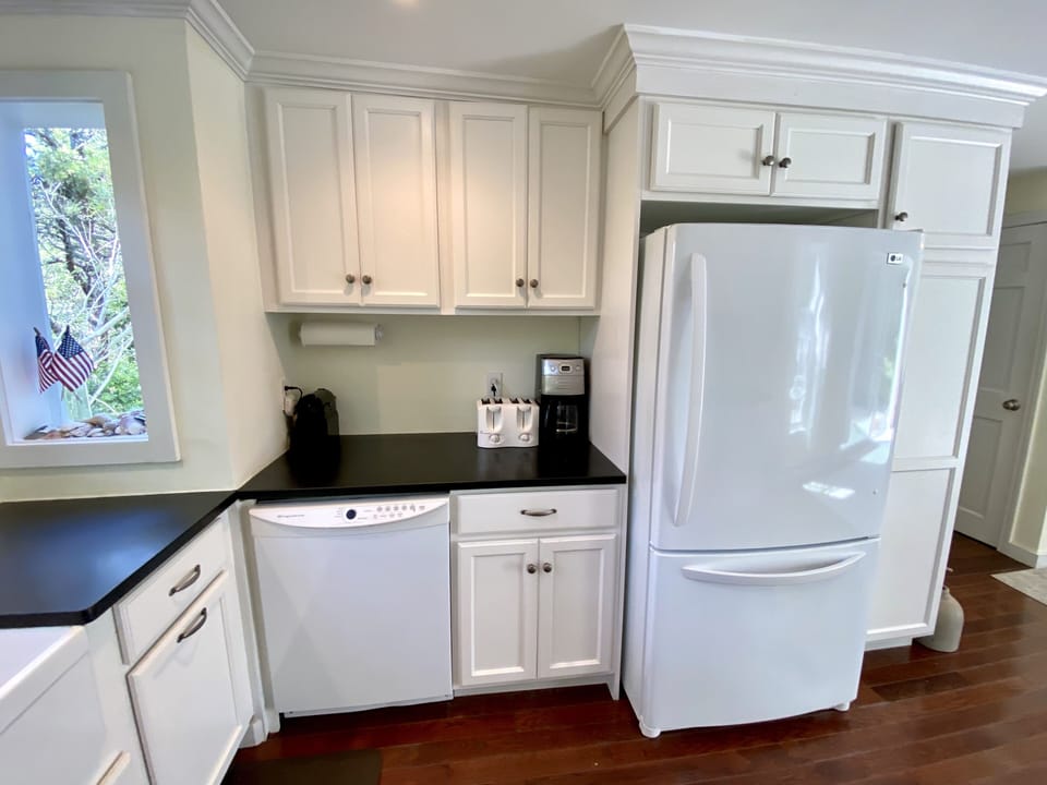 Renovated Kitchen with Granite Counters, Farmhouse Sink, Dishwasher, Microwave