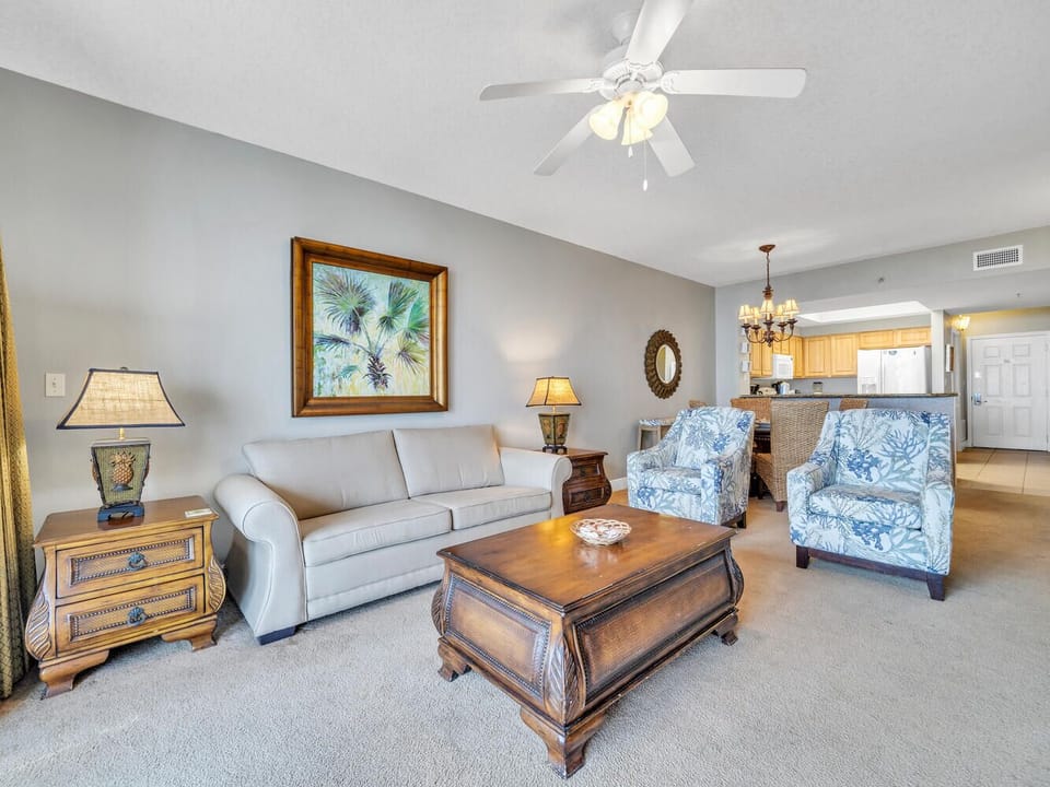 Open Concept Living, Dining, and Kitchen