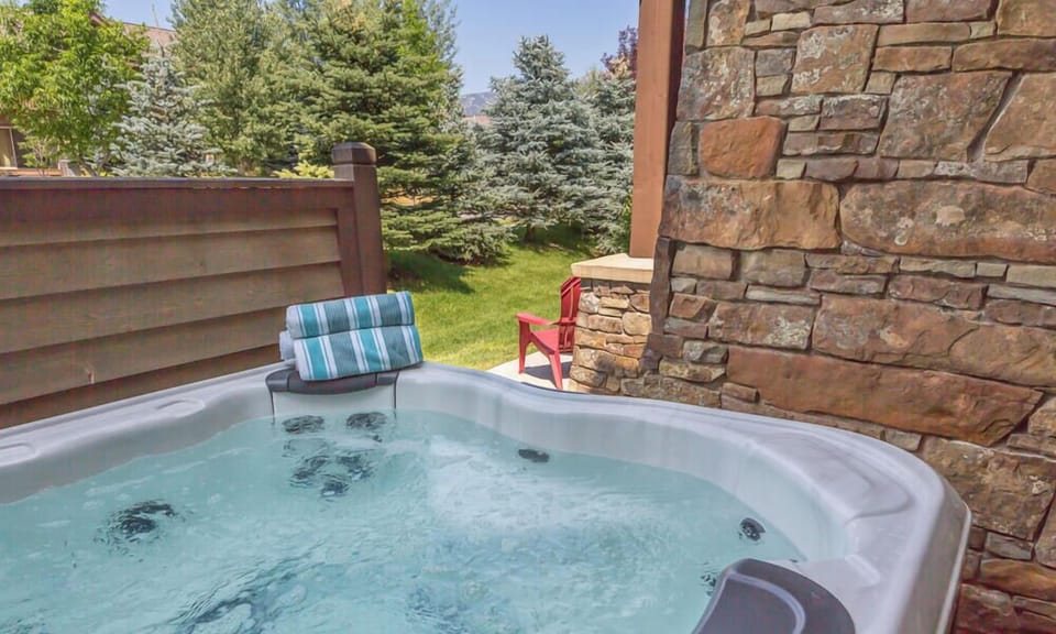 Private Hot Tub - Located on Back Patio