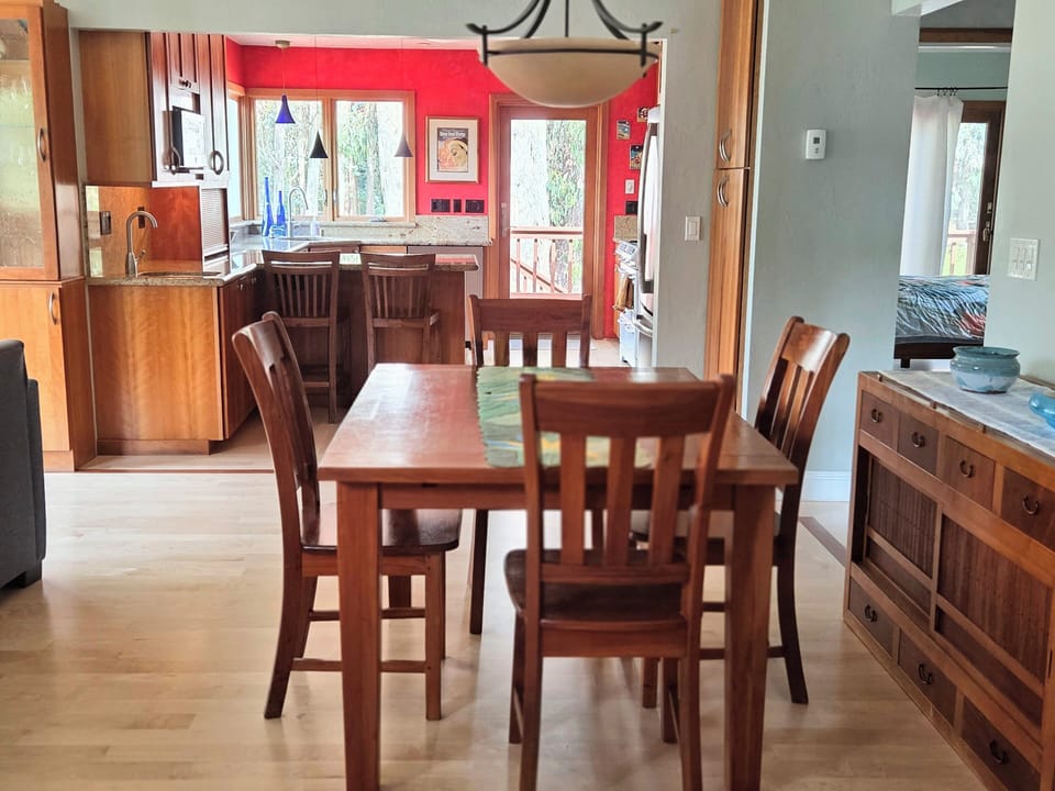 Dining and kitchen