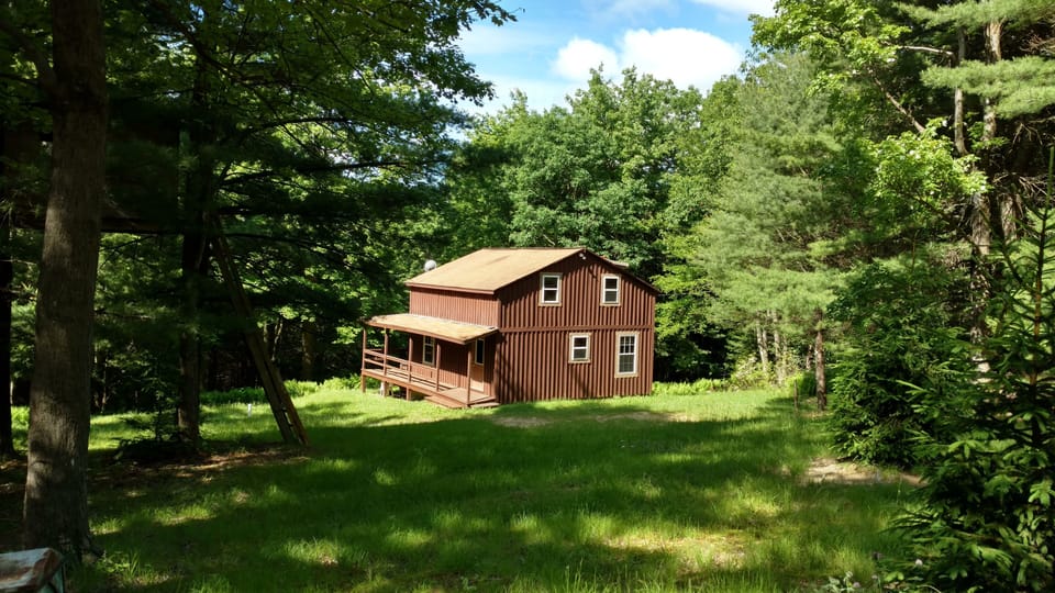 View from the upper driveway
