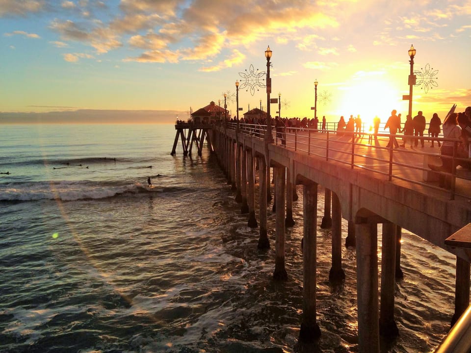 Huntington Pier at Main & PCH (7 minute walk from condo) 