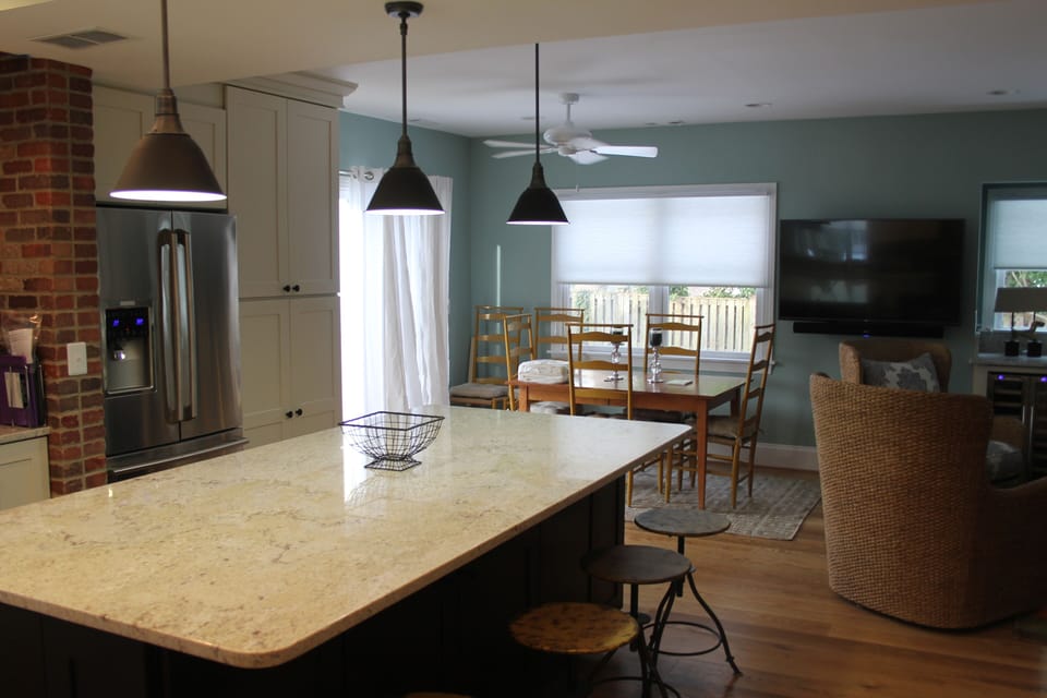 Kitchen table with seating for 6