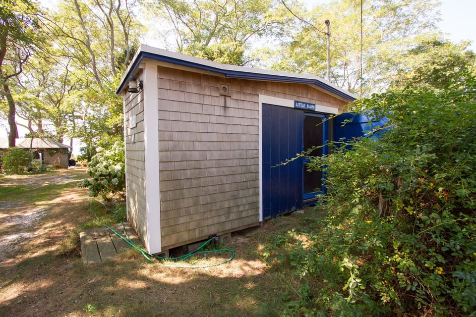 The exterior of the cottage